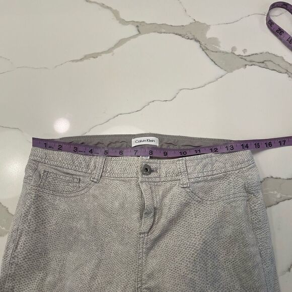 Calvin Klein Snake skin print denim jeans - Picture 9 of 9